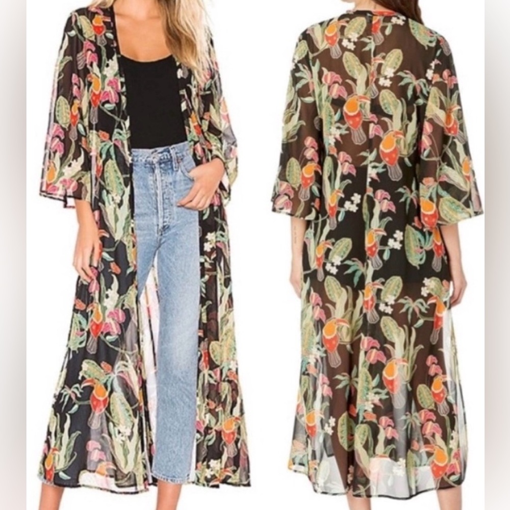 NWOT Show Me Your Mumu Marissa Cape ~ in Toucan Tango